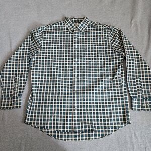 Cabela's Outfitter Series Button Down Shirt Mens Size Large Outdoor Hunting Camp